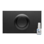 Placca esterna P-80 Nero Opaco per cassetta incasso Faismilani