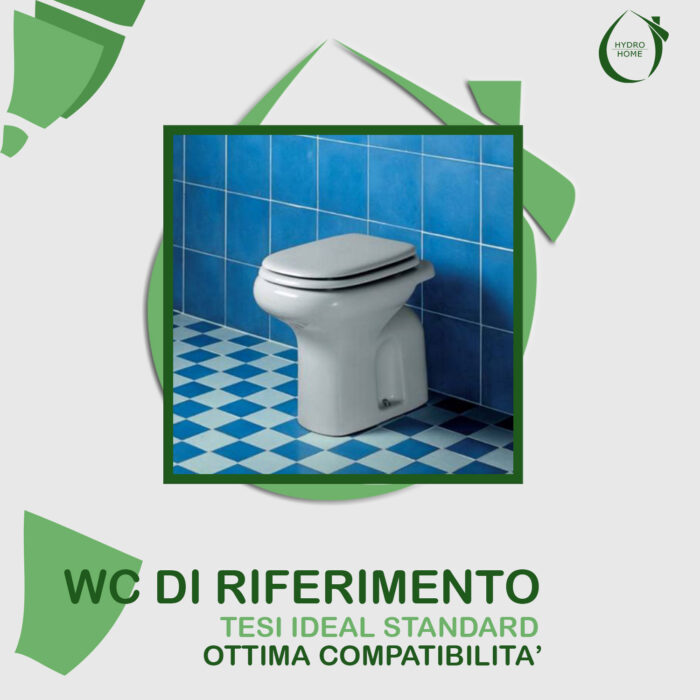 Copriwater Tesi Ideal Standard termoindurente bianco - immagine 5