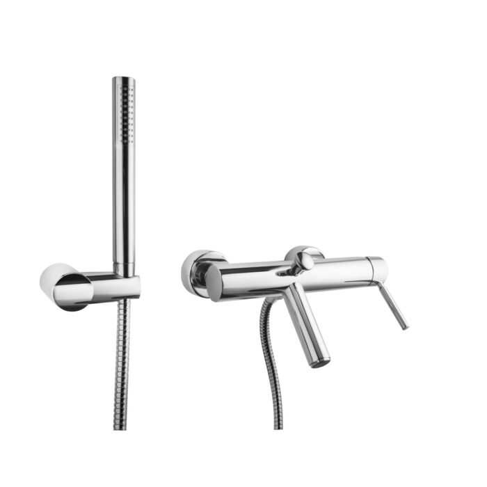Miscelatore Vasca con kit doccia serie Forma Porta & Bini Colore a scelta