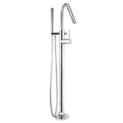 Miscelatore Vasca a pavimento con kit doccia serie Forma Porta & Bini