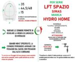 Copriwater LFT Spazio Simas termoindurente bianco come originale - immagine 2
