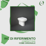 Copriwater Compact Rak termoindurente bianco come originale - immagine 5