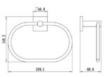 Porta Asciugamani ad anello Linea Giona - immagine 2
