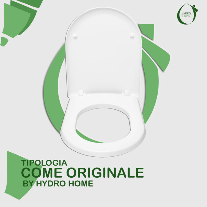 Copriwater Compact Rak termoindurente bianco come originale - immagine 4