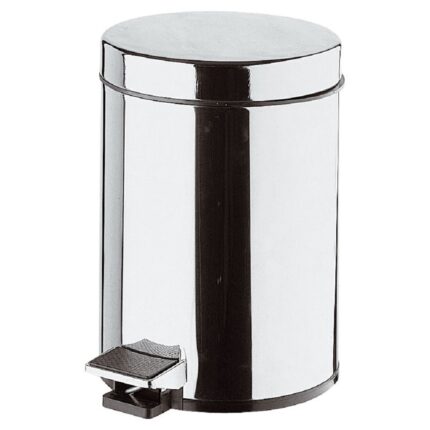 Pattumiera per Toilette acciaio inox con apertura a pedale