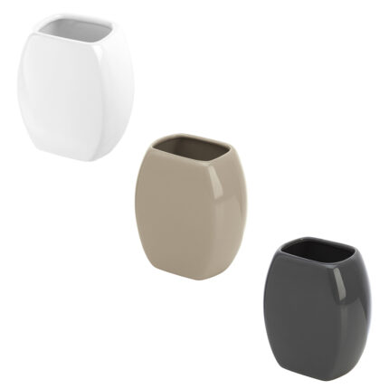 Porta Spazzolino in ceramica Linea Parigi Multicolore