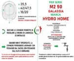 Copriwater M2 50 Galassia termoindurente bianco come originale - immagine 2