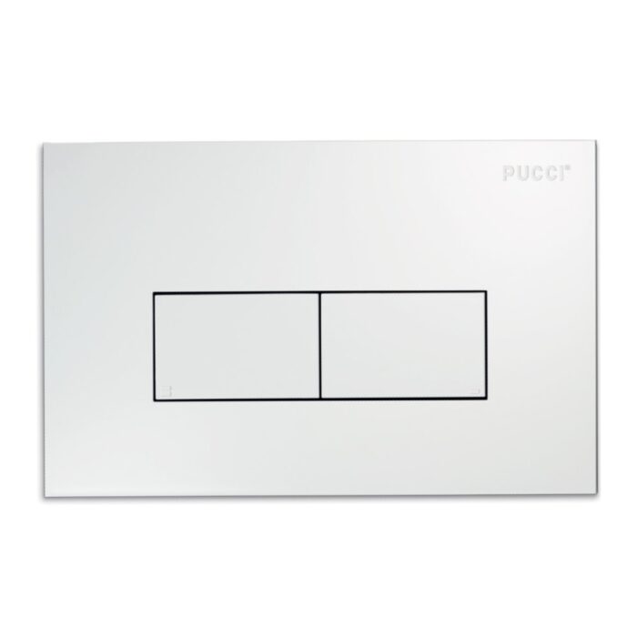 Placca per cassetta incasso Pucci Eco Due pulsanti Linea Mod. 2014 80130560