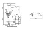 Miscelatore Bidet serie Sun Zucchetti - immagine 2