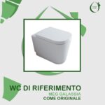 Copriwater Meg Galassia termoindurente avvolgente bianco come originale - immagine 7