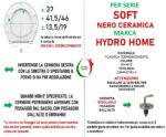 Copriwater Soft Nero Ceramica termoindurente bianco - immagine 3