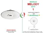 Soffione Doccia Melody funzione musica bluetooth - immagine 3
