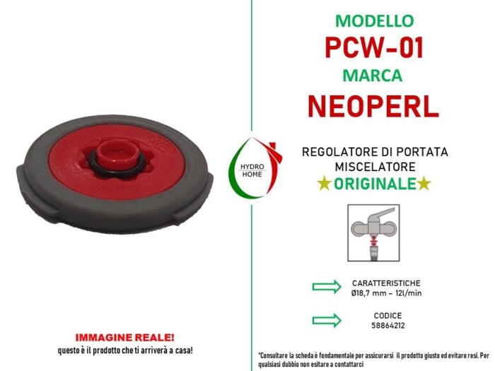 Regolatore di flusso Neoperl PCW-01 diametro 18,7 mm - immagine 14