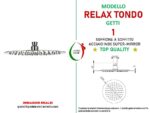 Soffione Doccia Relax Tondo 20 a soffitto inox monogetto - immagine 3