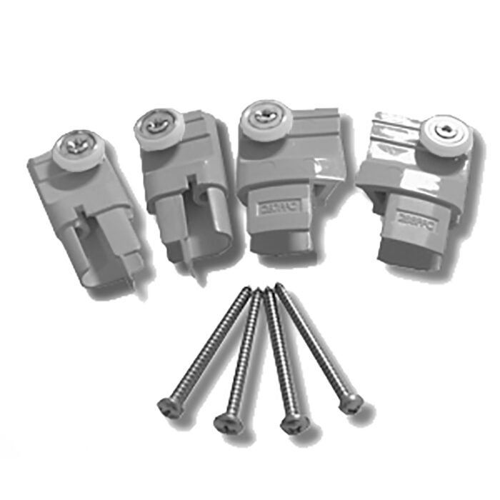 Cuscinetti più Supporti Silver per box doccia Novellini Lunes - immagine 1