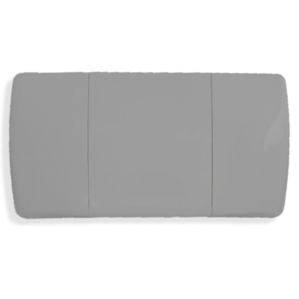 Placca mono tasto Cromo Satinata azionamento meccanico compatibile con cassetta incasso COES