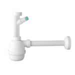 Sifone 1 via 1" 1/4 X 32 con attacco lavatrice