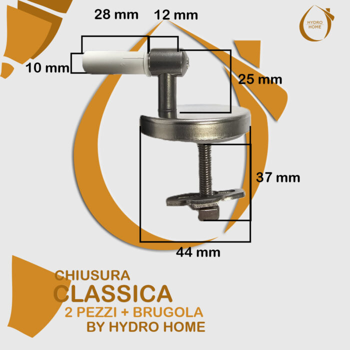 Cerniere per copriwater Cantica Ideal Standard termoindurente T629901 - immagine 2