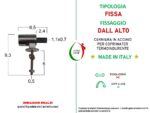Kit Cerniere Soft Close + paracolpi in gomma H6 per copriwater termoindurente - immagine 2