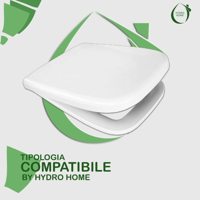 Copriwater S20 Vitra termoindurente bianco Soft Close - immagine 4