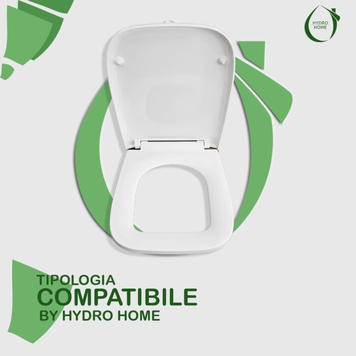 Copriwater S20 Vitra termoindurente bianco Soft Close - immagine 5