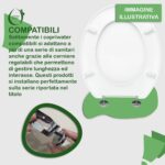 Copriwater S20 Vitra termoindurente bianco Soft Close - immagine 8