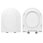 Copriwater Slim Jade Sanindusa termoindurente bianco Soft Close Sgancio Rapido - immagine 2