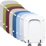 Copriwater Rettangolare Universale legno rivestito in resina poliestere