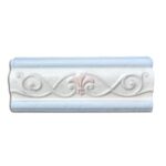 Listello in ceramica Giglio Azzurro 8x20 cm