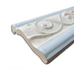 Listello in ceramica Giglio Azzurro 8x20 cm - immagine 2