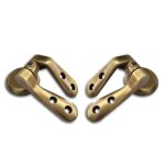 Cerniere regolabili fissaggio dal basso interasse 2,2 colore bronzo