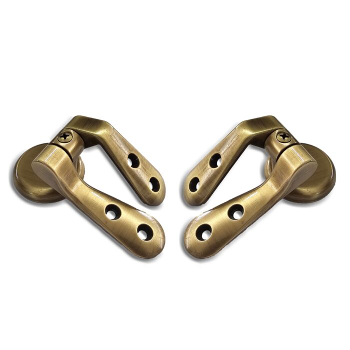 Cerniere regolabili fissaggio dal basso interasse 2,2 colore bronzo - immagine 1