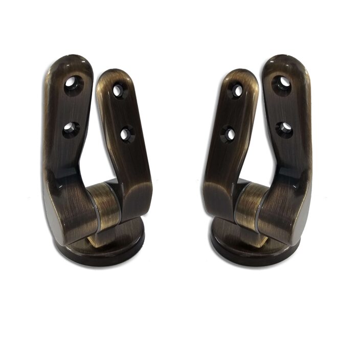Cerniere Soft Close regolabili fissaggio dall'alto interasse 1,7 colore bronzo - immagine 1