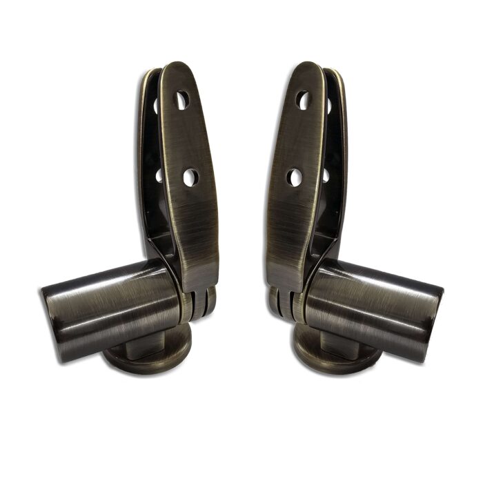 Cerniere Soft Close regolabili fissaggio dall'alto interasse 2,2 colore bronzo - immagine 1