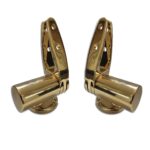 Cerniere Soft Close regolabili fissaggio dall'alto interasse 2,2 colore oro