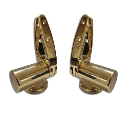 Cerniere Soft Close regolabili fissaggio dall'alto interasse 2,2 colore oro