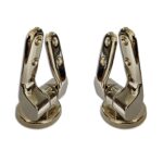 Cerniere Soft Close regolabili fissaggio dall'alto interasse 1,7 colore oro