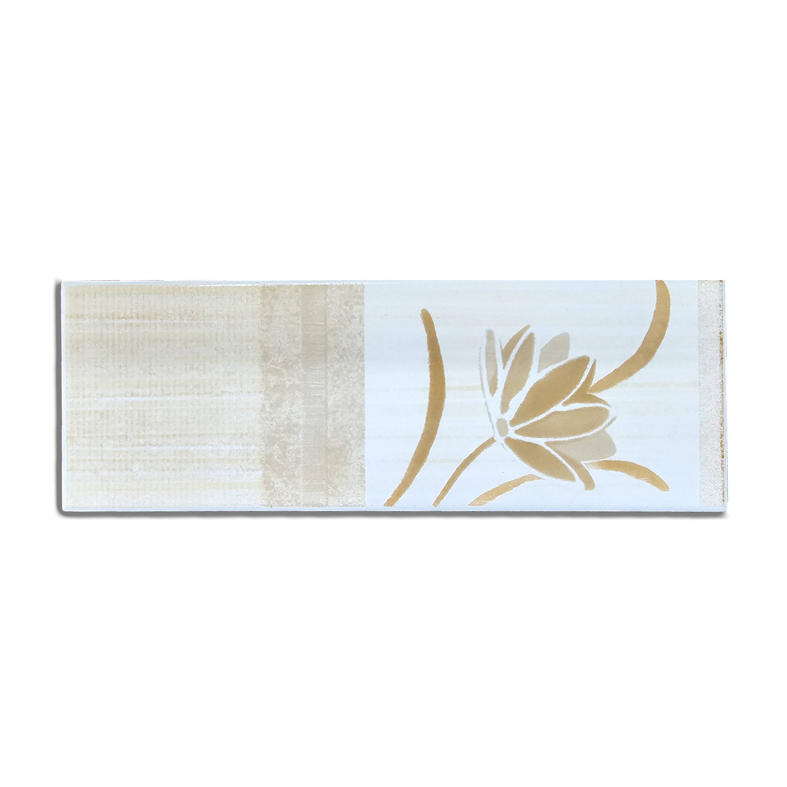 8164.jpg Listello in ceramica Bimba Beige 7x20 cm - immagine 1