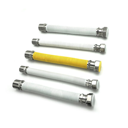 Kit Flessibili inox rivestiti estensibili per caldaie a gas
