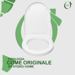 Copriwater Bull Esedra termoindurente bianco come originale Soft Close - immagine 4