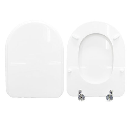 Copriwater Relax Flaminia legno rivestito in resina poliestere bianco