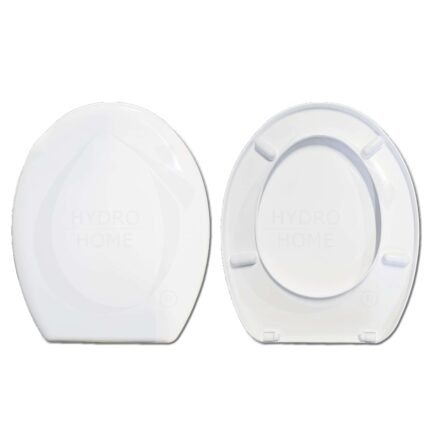 Copriwater Super Eco Universale Ovale fissaggio dal basso compatibile con vari modelli termoindurente bianco