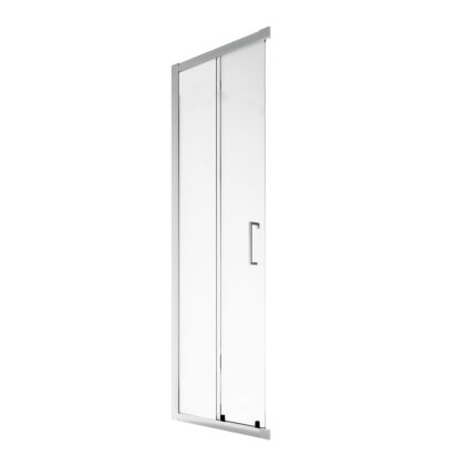 1 Lato per Box Doccia angolare Essential profilo cromato cristallo trasparente 98-100