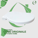 Copriwater Io Flaminia a terra termoindurente bianco come originale - immagine 3