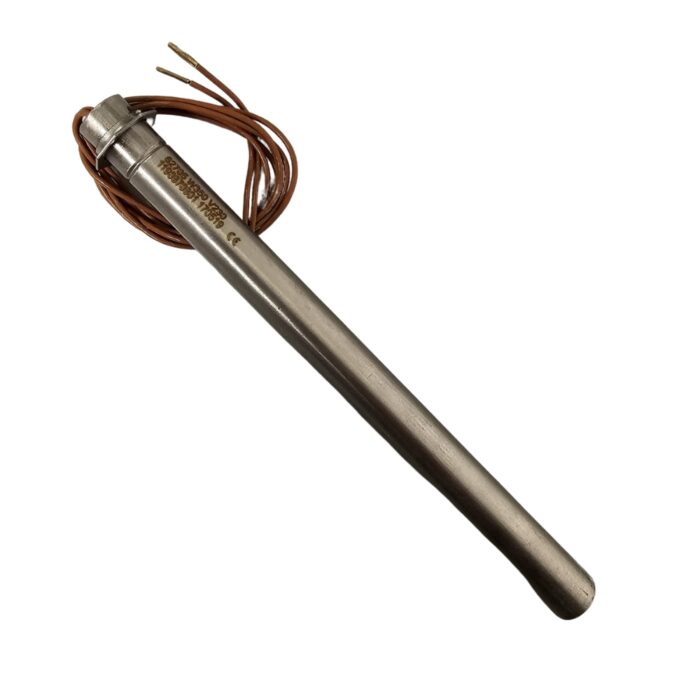Candeletta accensione 350W con flangia per stufe a pellet Diametro 12,50 mm X 182 mm - immagine 1