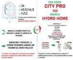 Copriwater City Pro GSI termoindurente bianco Soft Close e Sgancio Rapido - immagine 2