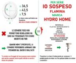 Copriwater Io Sospeso Flaminia a terra termoindurente bianco come originale - immagine 2