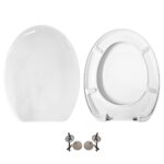 Copriwater Iceberg Nero Ceramica termoindurente avvolgente bianco