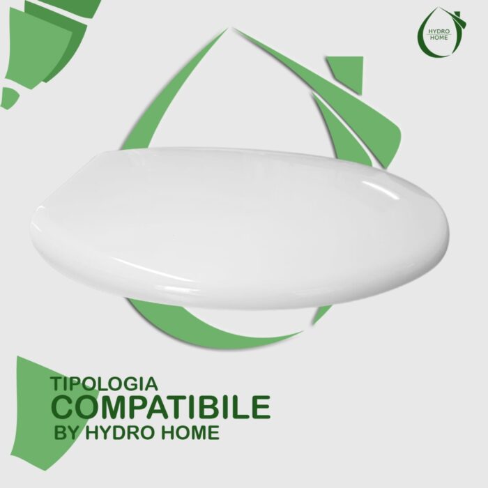 Copriwater Nori Flaminia termoindurente avvolgente bianco - immagine 3