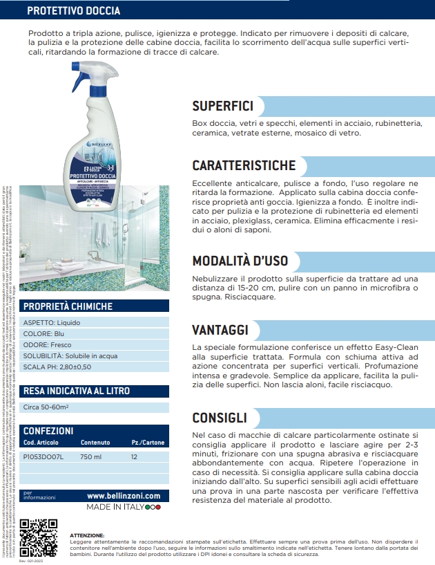 8588.jpg Protettivo Doccia B-3 Action Doccia 750 ml - immagine 2